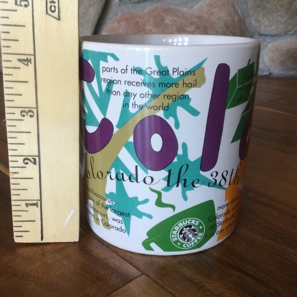 Pair of Starbucks State of Beans Colorado Large Mugs from 1997 - Picture 7 of 8